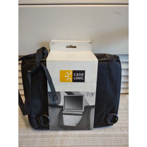 DVD Player Case Case Logic Black 7 - 9 Inch In Car Portable Adjustable NEW - Picture 1 of 7